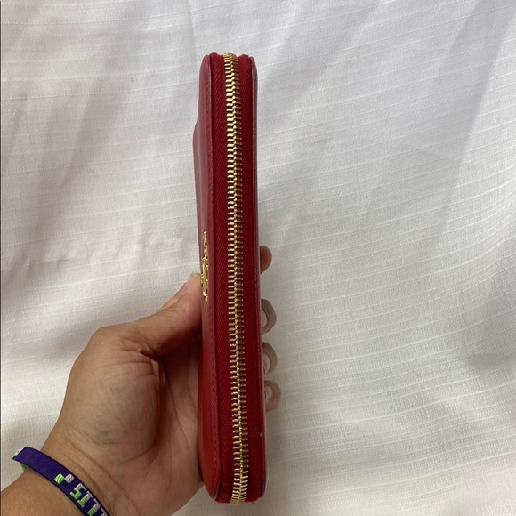 Prada Red Leather Wallet - Picture 5 of 10